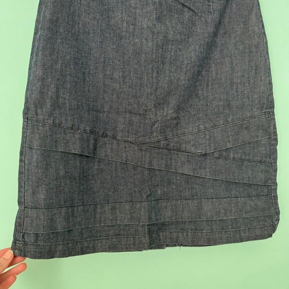 2000s denim mini skirt business casual - Picture 2 of 4